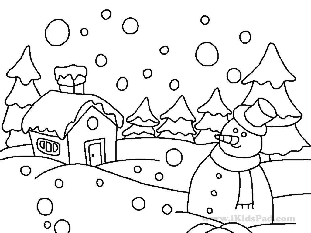 1024x768 Coloring Pages Winter Coloring Pages Free Winter Coloring Pages