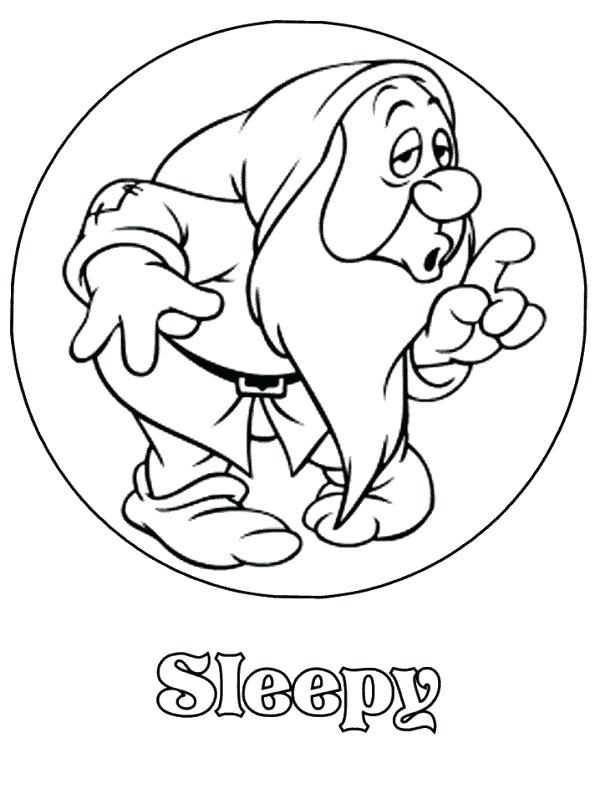 600x794 Snow White And The Seven Dwarfs Coloring Pages 7 Dwarfs Coloring
