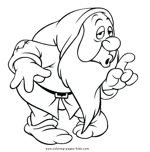 513x520 Snow White And The Seven Dwarfs Coloring Pages Coloring Pages