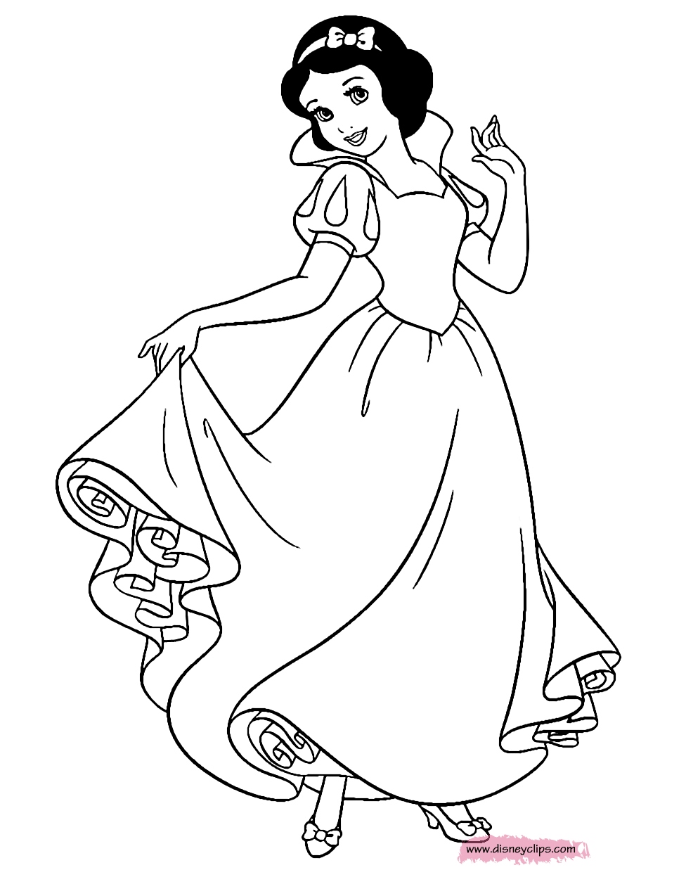 976x1247 Snow White Coloring Pages Best Of Disney Snow White Printable