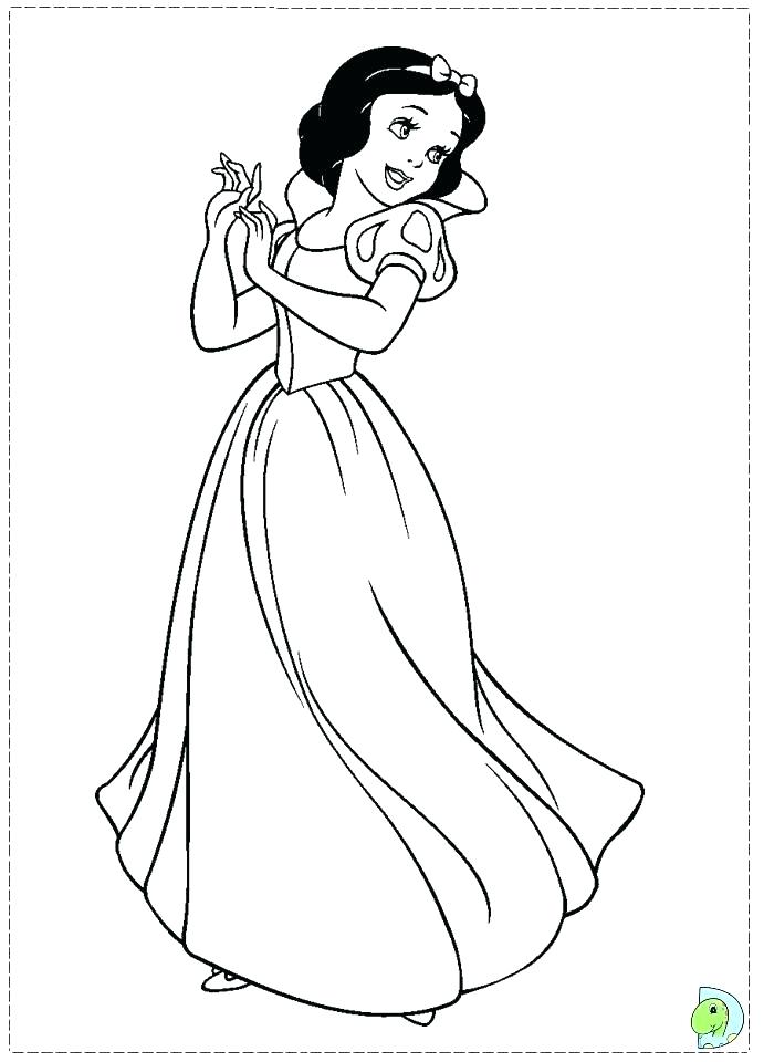 691x960 Coloring Pages Snow White Unique Free Ow White Coloring Pages Kids