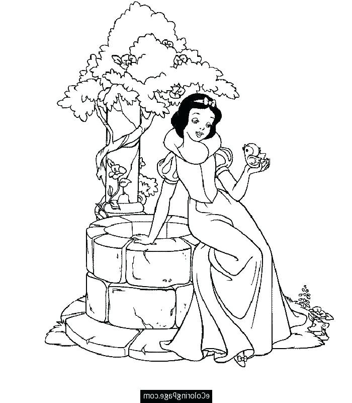 700x800 Snow White Coloring Pages On Coloring Last Updated Snow White