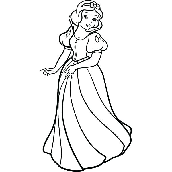 600x600 Awesome Drawing Of Snow White Coloring Page Color Awesome Drawing