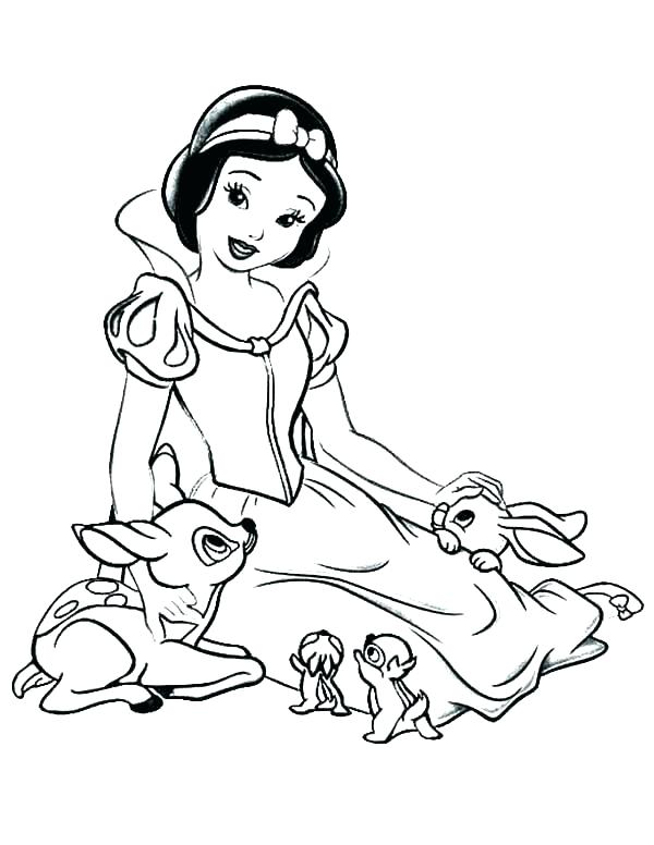 600x776 Coloring Snow White Snow White Coloring Page Free Printable