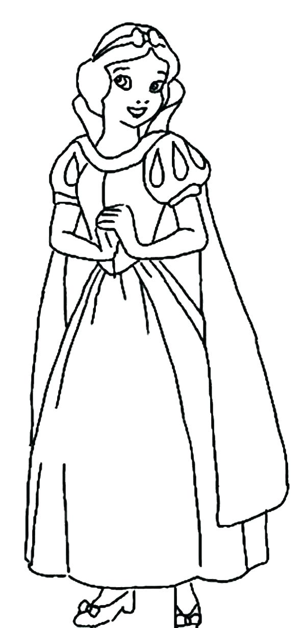 600x1230 Snow White Coloring Page Princess Snow White Coloring Page Snow