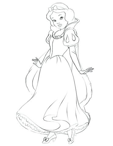 371x480 Snow White Coloring Pages Queen Coloring Pages Queen Coloring Page