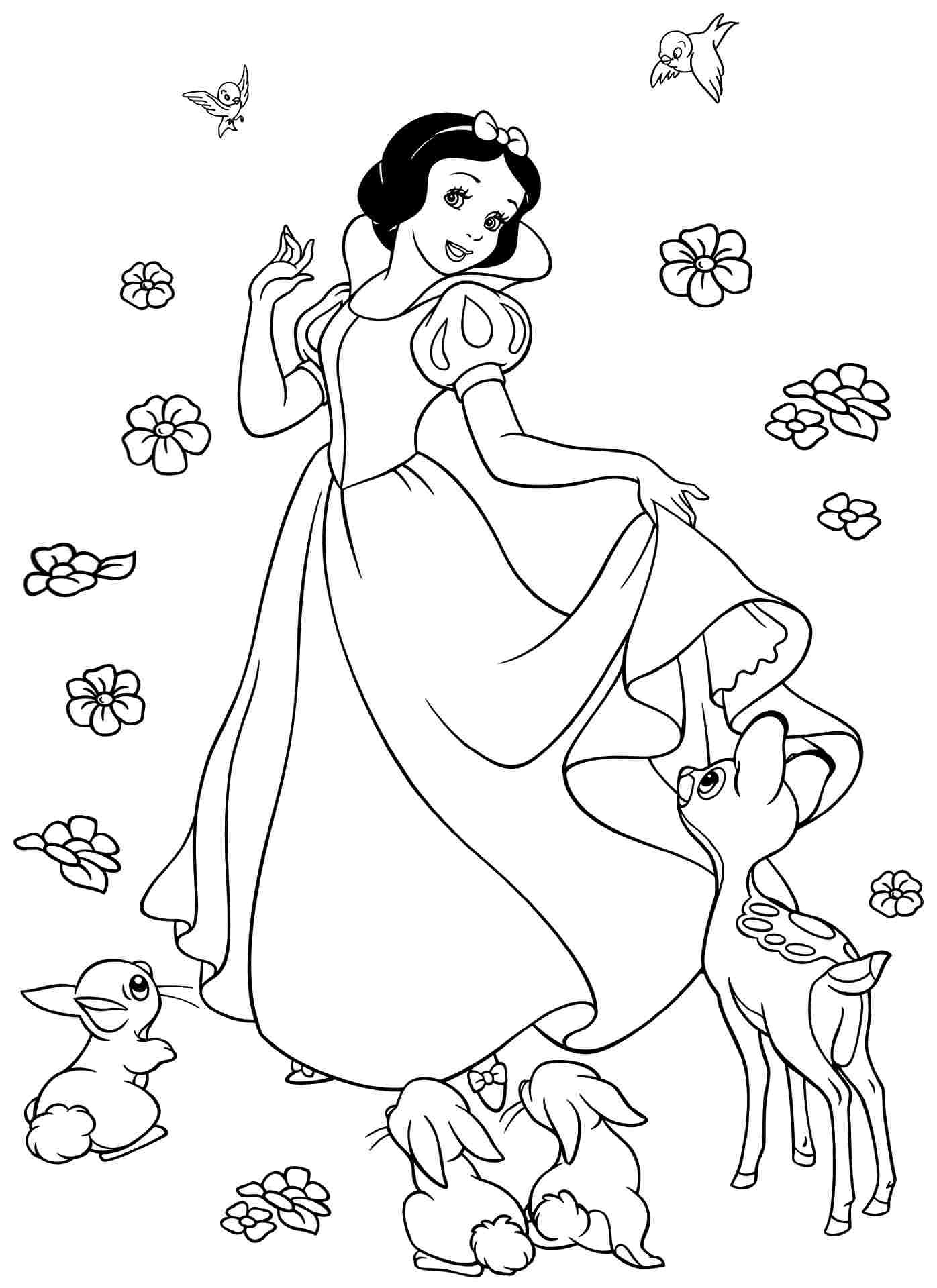 1396x1920 Snow White Queen Coloring Pages Free Draw To Color