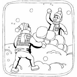 300x300 Fight Coloring Page