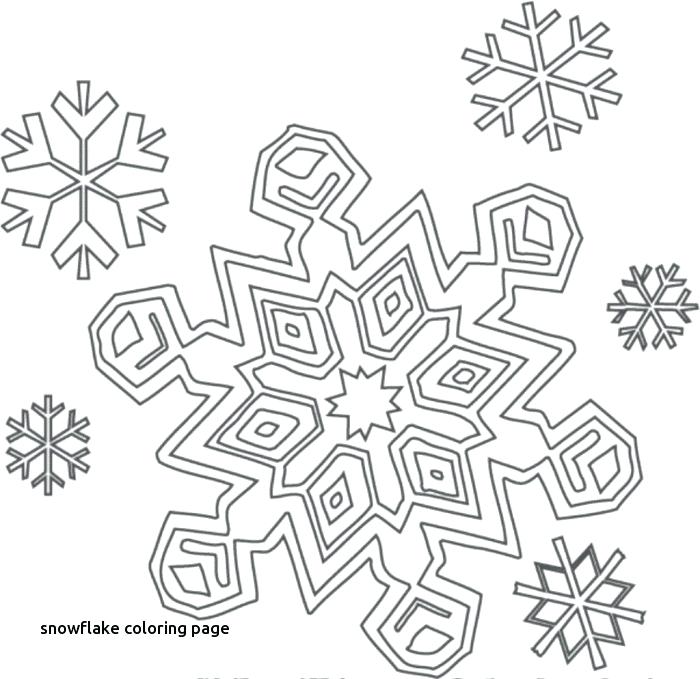 Snowflake Coloring Page