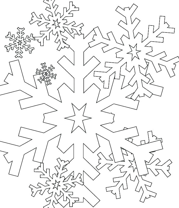 689x800 Printable Snowflakes To Color Snowflake Color Pages Snowflake