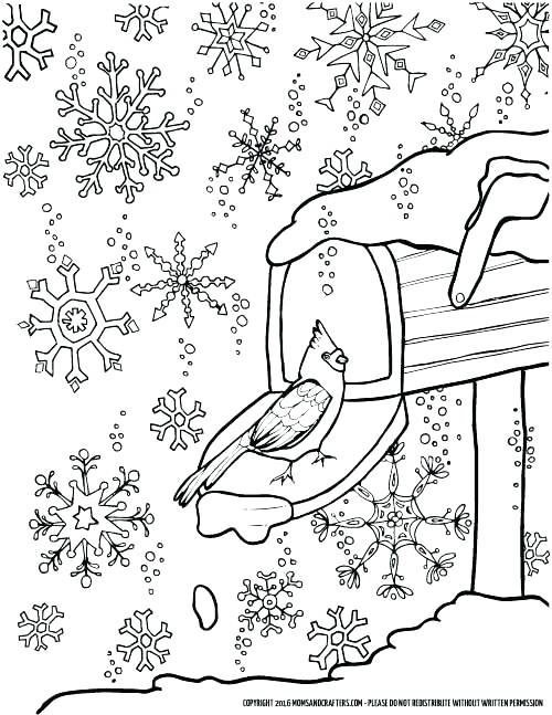 500x647 Snowflake Color Pages Snowflakes Coloring Page I Had Such Fun