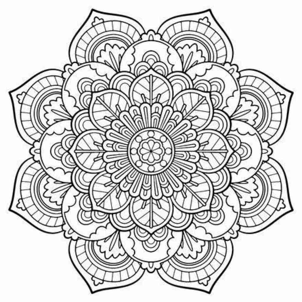 1024x1024 Free Printable Mandala Coloring Pages Large Transparent Png Fancy
