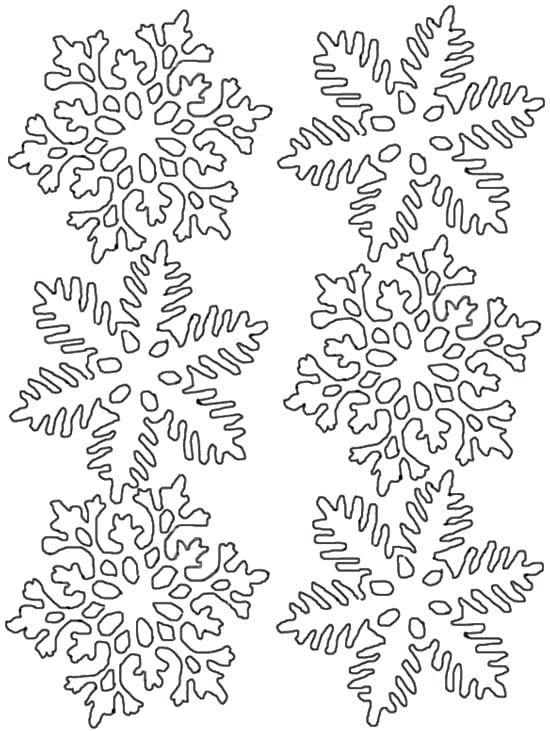550x731 Free Snowflake Coloring Pages Coloring Page Snowflake Free Adult