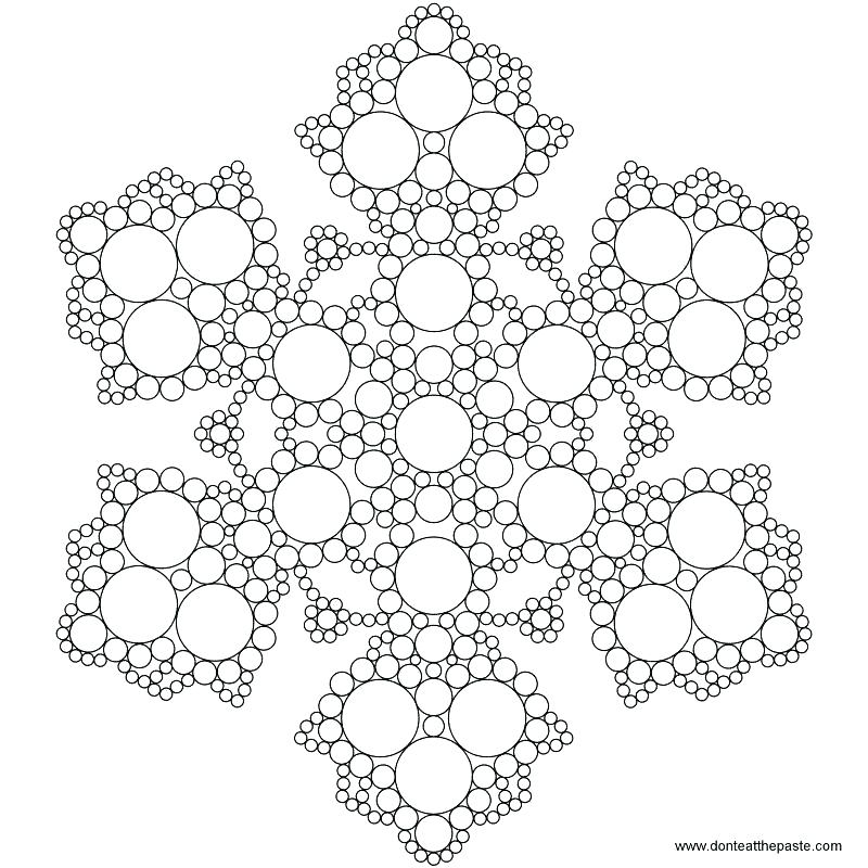 800x800 Printable Snowflake Coloring Pages Shippa.co