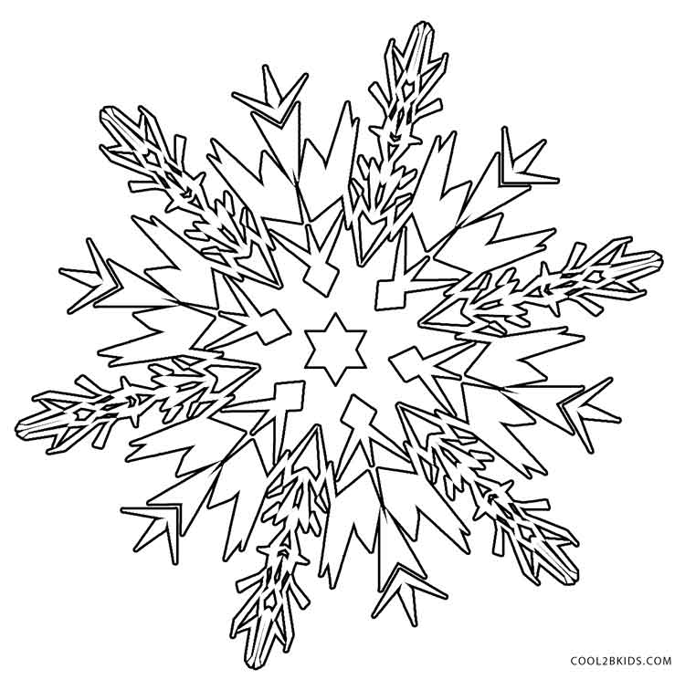 750x745 Printable Snowflake Coloring Pages For Kids Cool2bkids