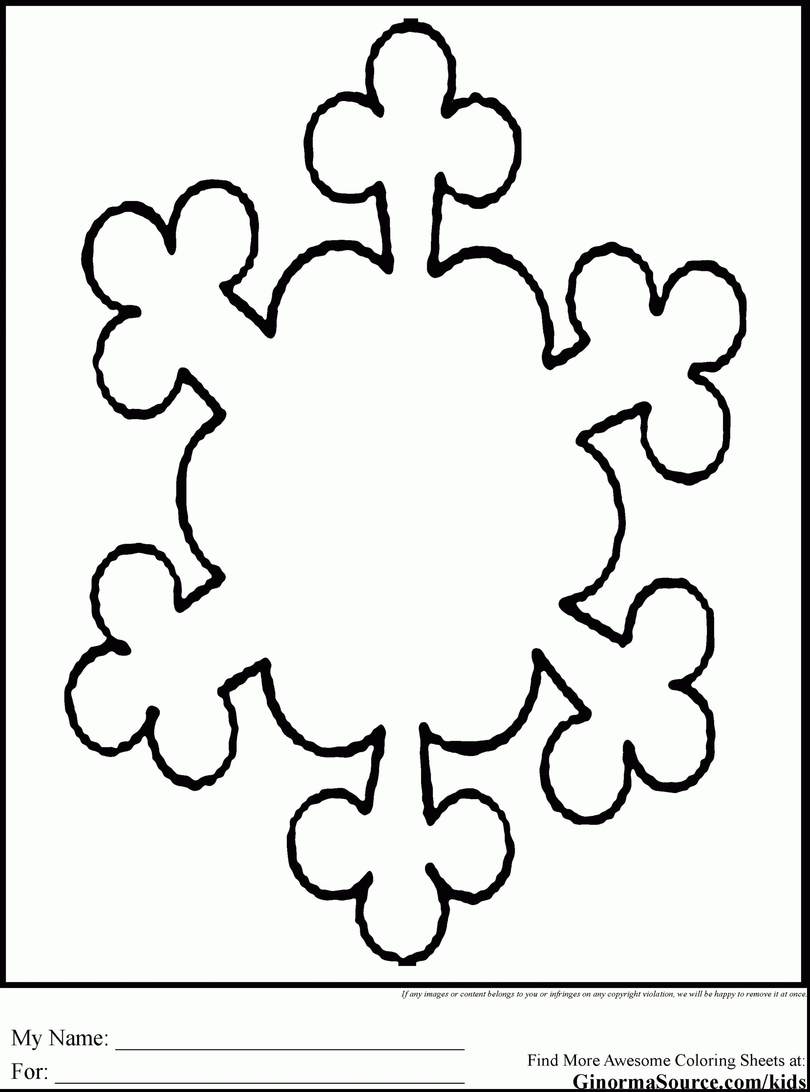 2704x3641 Snowflake Coloring Pages