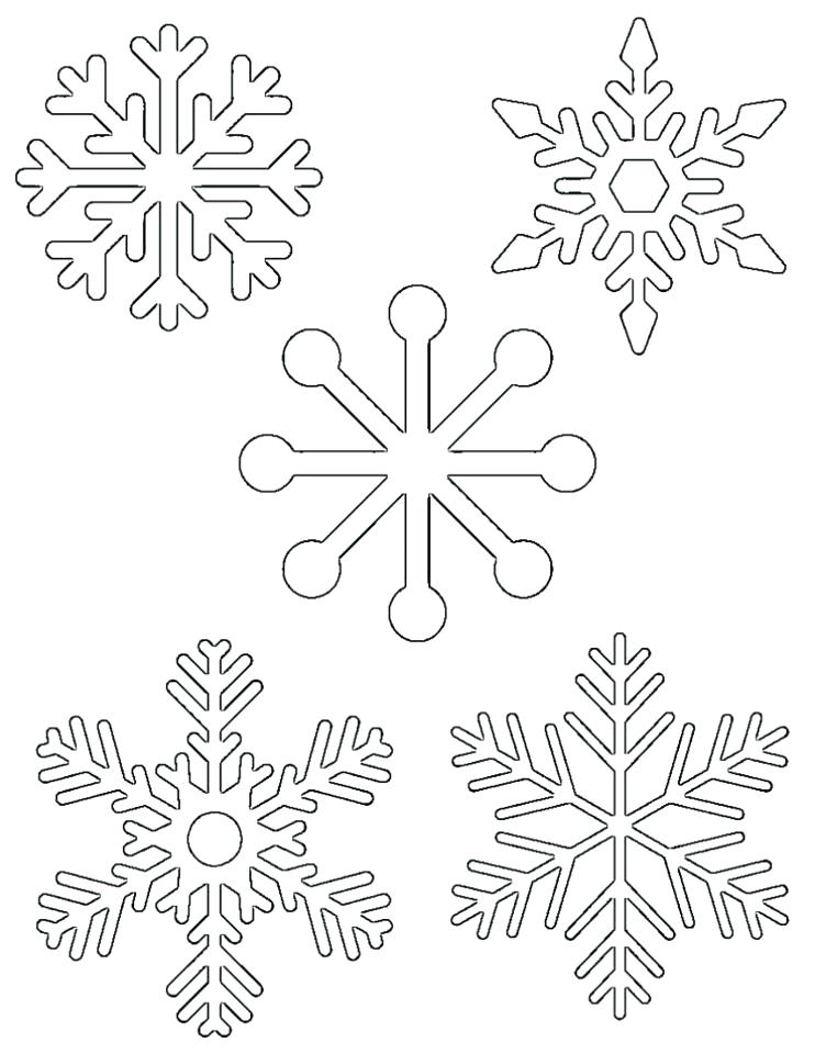 742x960 Snowflakes Coloring Page Coloring Snowflakes Snow Flake Coloring