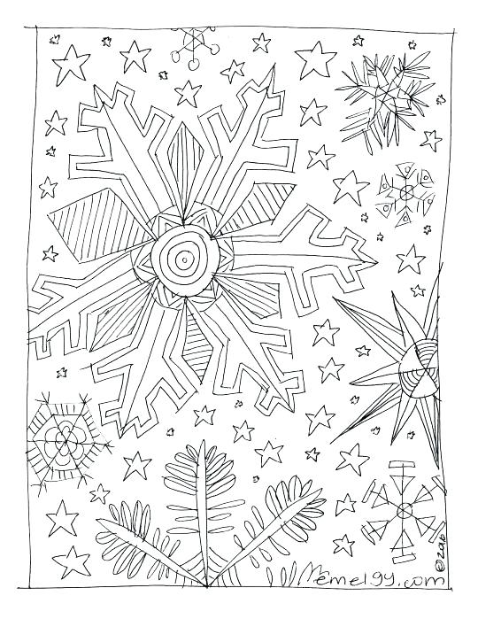 540x699 Coloring Page Snowflake Snowflakes Color Pages Lovely Snowflakes