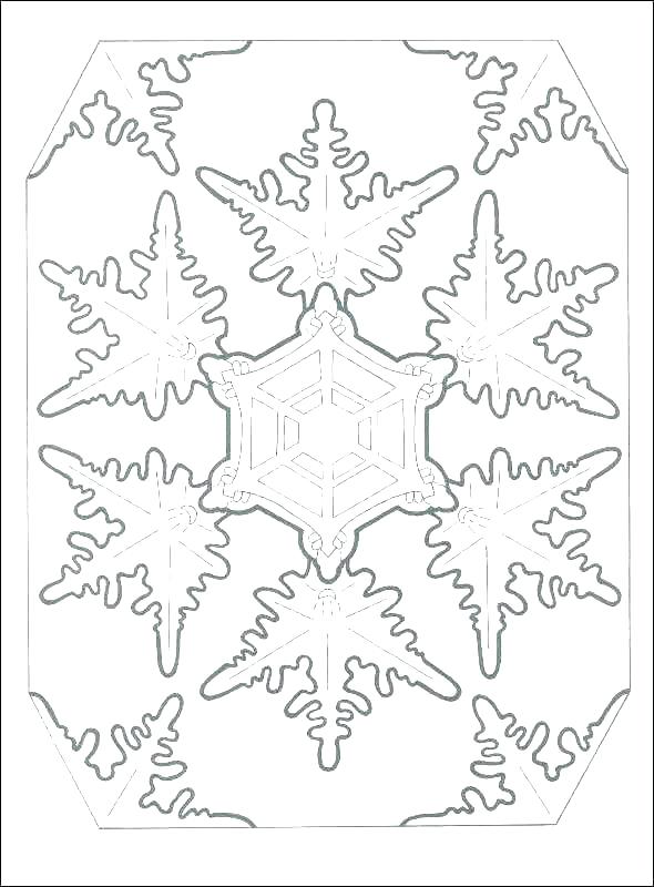 590x800 Printable Snowflake Coloring Pages Snowflake Mandala Coloring