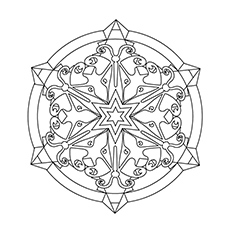 230x230 Top 20 Snowflake Coloring Pages For Your Little Ones