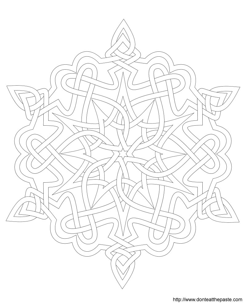 800x1000 Cool Snowflake Mandala Coloring Pages Free Coloring Pages Download
