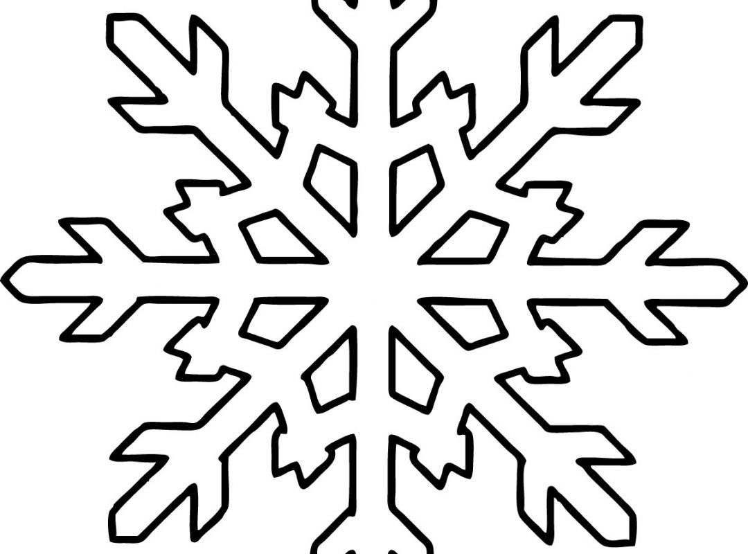 1080x800 Snowflake Coloring Pages Unique Design Free Printable Adult