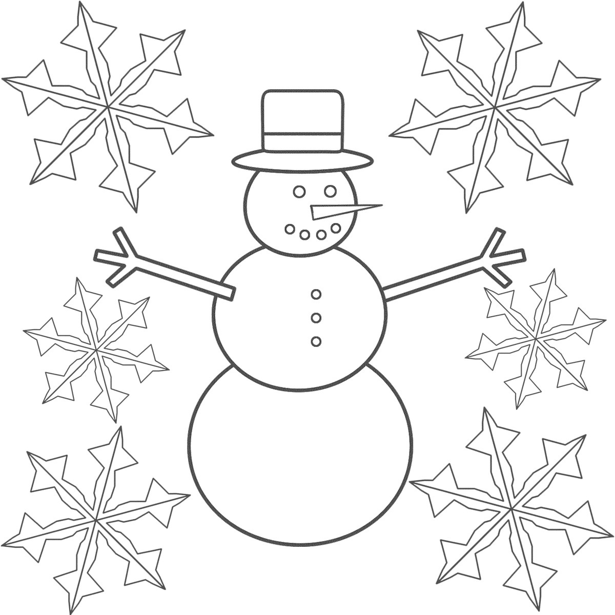 1200x1200 Snowflakes Coloring Pages Inspirational Free Printable Snowflake