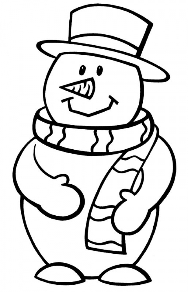 618x960 Get This Printable Snowman Coloring Pages 87141 !