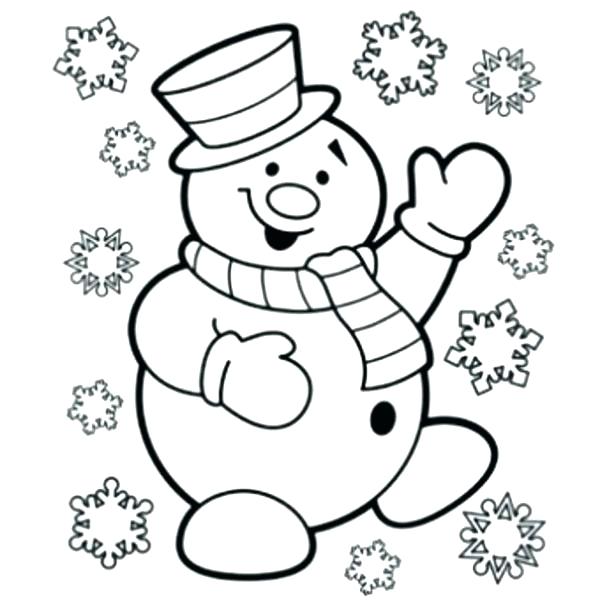 600x600 Snowman Coloring Pages Free Snowman Coloring Pages Free Snowman