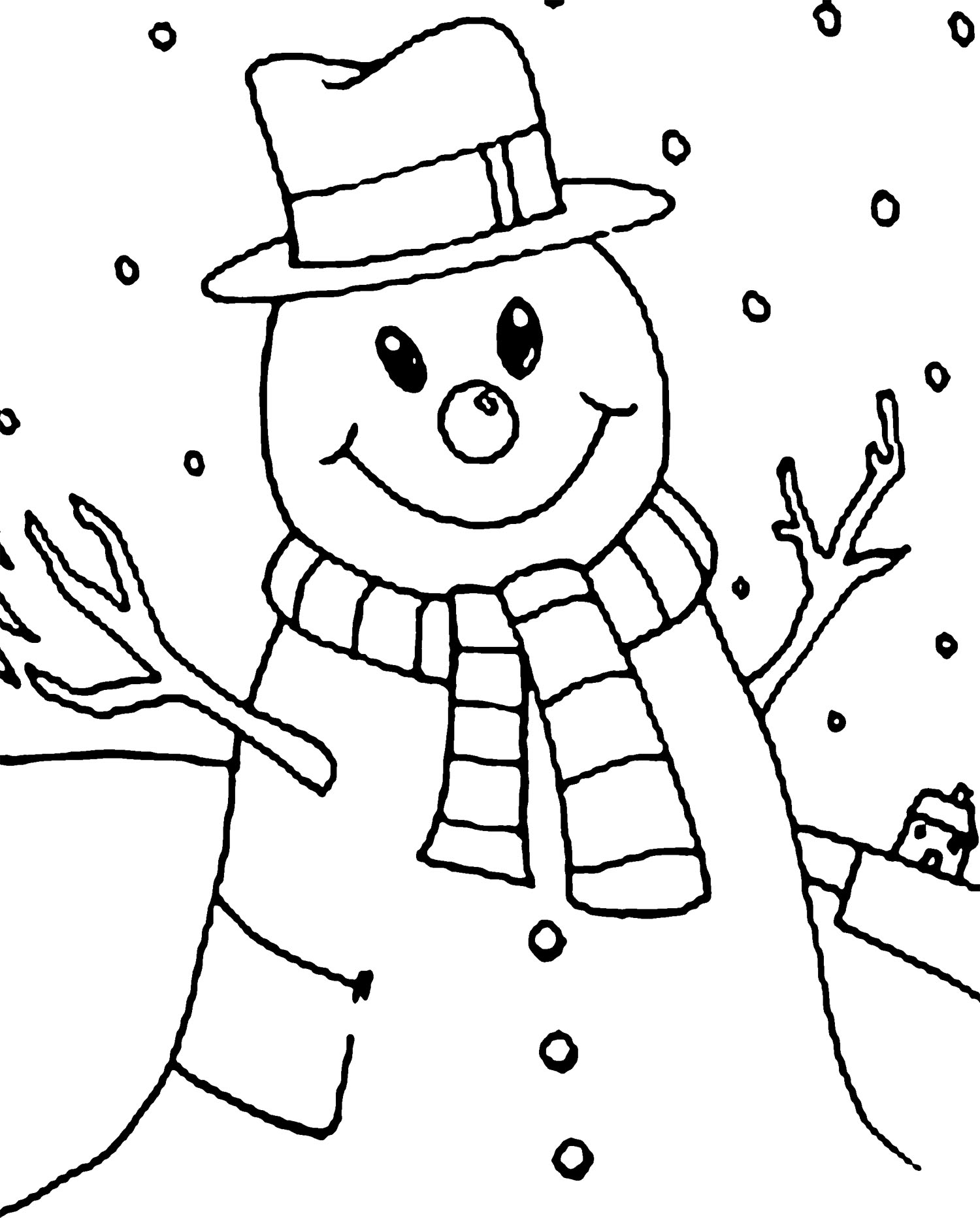 1500x1881 Coloring Pages Snowman Colouring Page Abominable Coloring