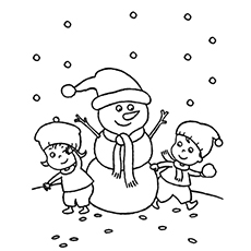 230x230 Top 20 Free Printable Snowman Coloring Pages Online