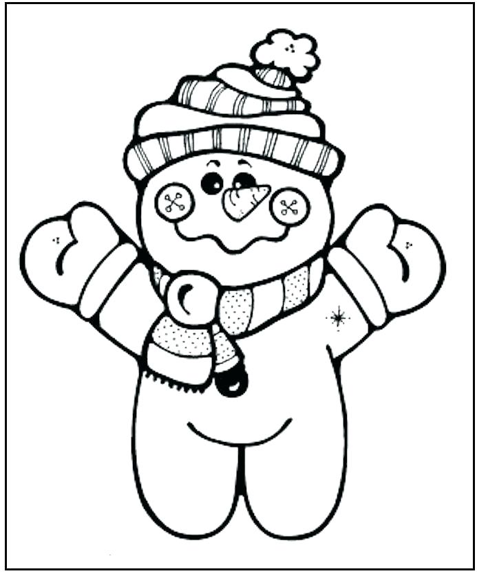 693x841 Snowman Coloring Pages