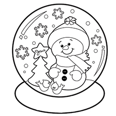 230x230 Cute Snowman Coloring Pages Color Bros