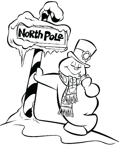 500x620 Snowman Coloring Pages Frosty The Snowman Snowman Coloring Pages