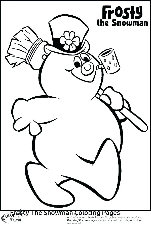 600x900 Coloring Page Of Snowman Coloring Pages Snowman Abominable Snowman