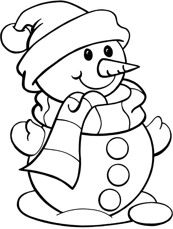 576x760 Snowman Pictures To Colour The 25 Best Snowman Coloring Pages