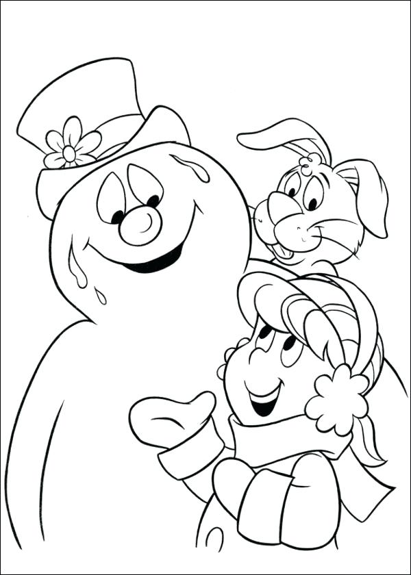 600x840 Frosty The Snowman Coloring Page Frosty The Snowman Coloring