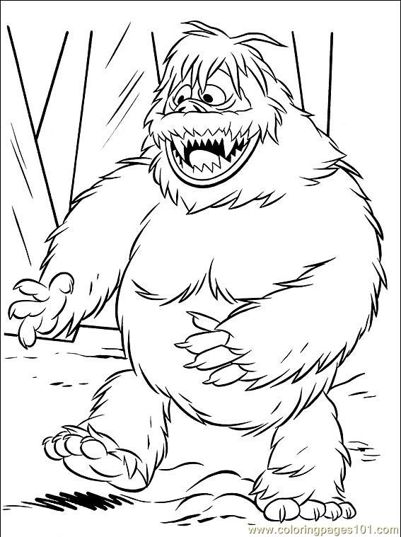567x759 Abominable Snowman Coloring Pages