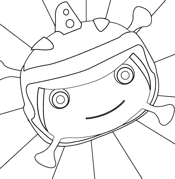 611x623 N Coloring Sheet