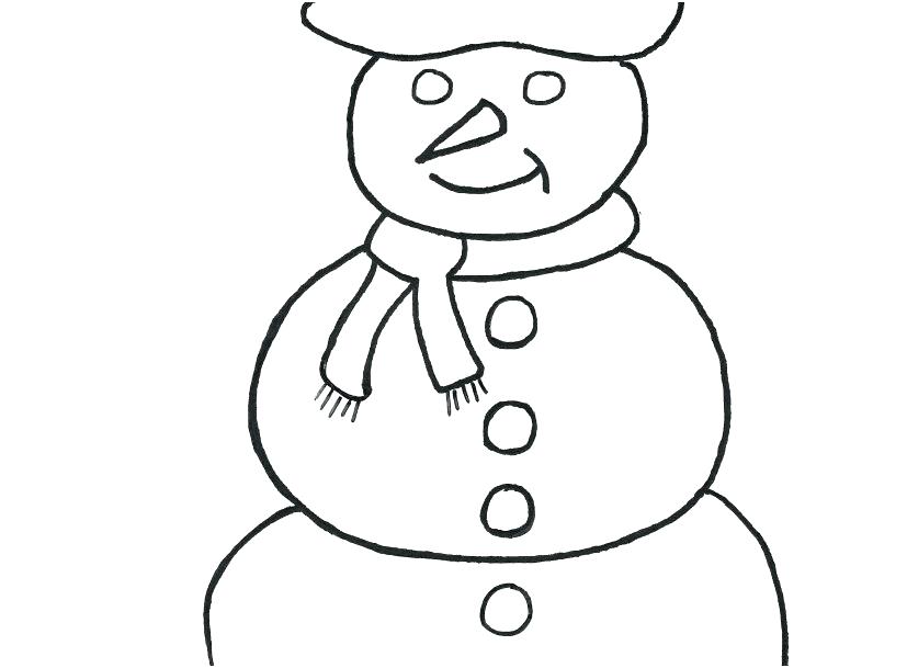 827x609 Template Template Snowman Coloring Pages Face. Template Snowman