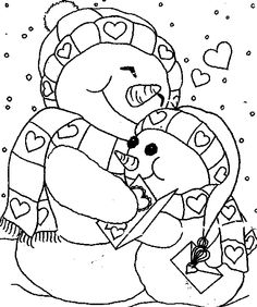 236x282 Pin By Patti Wobig On Projects Snowman, Coloring