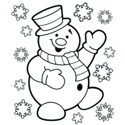 400x400 Coloring Page Of Snowman Snowman Coloring Page Color Page Snowman