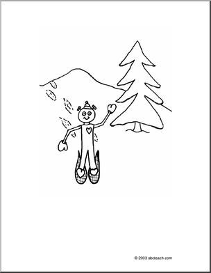 304x392 8 Best Snowshoe Images On Winter Activities, Preschool