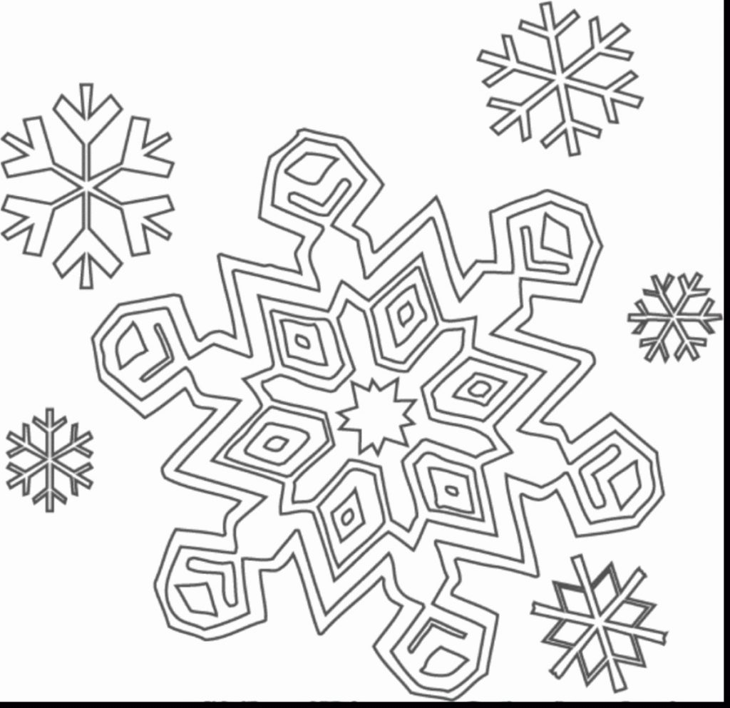 1024x993 Snow Flake Coloring Pages