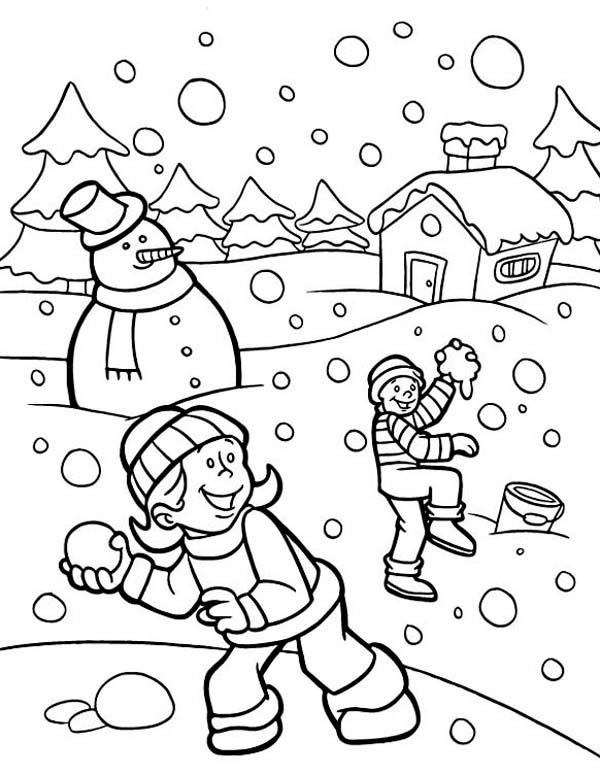 600x775 Snowy Coloring Pages