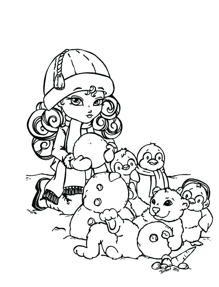 736x967 Snowy Day Coloring Snowy Day By Snowy Day Coloring Page Free