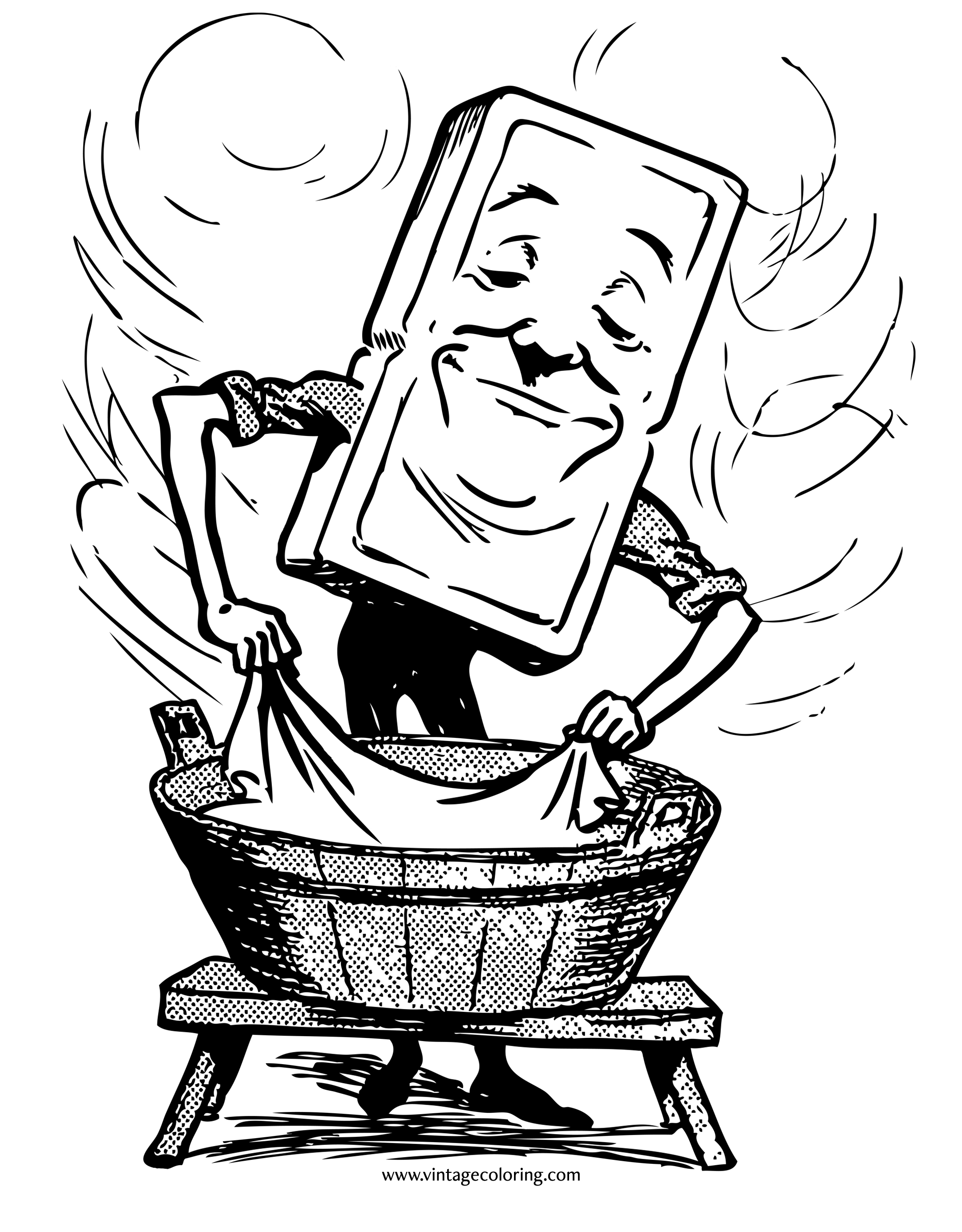2130x2730 Soap Man Cartoon