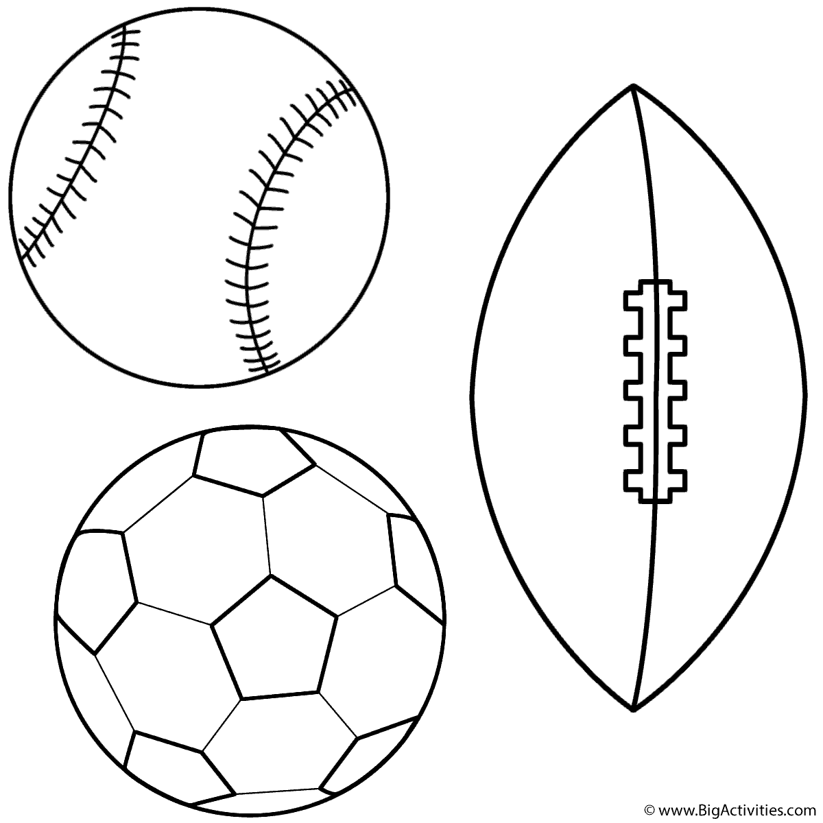 1200x1200 Baseball, Soccer Ball And Football