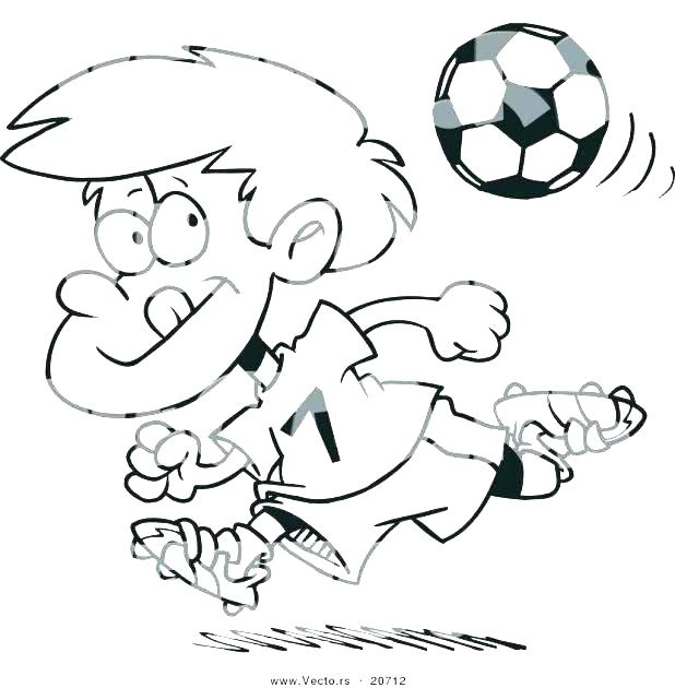 618x630 Coloring Pages Of Soccer Playing Soccer Playing Soccer Coloring