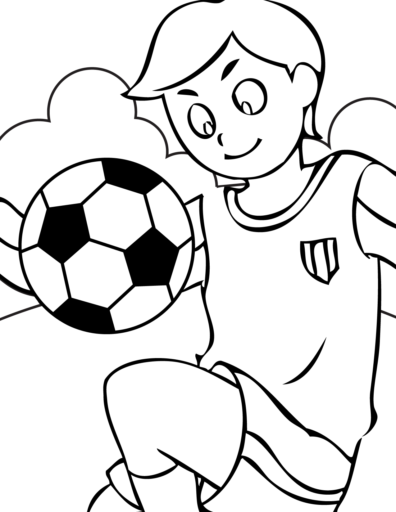1275x1650 Fun Soccer Coloring Pages For Kids Printable Coloringstar